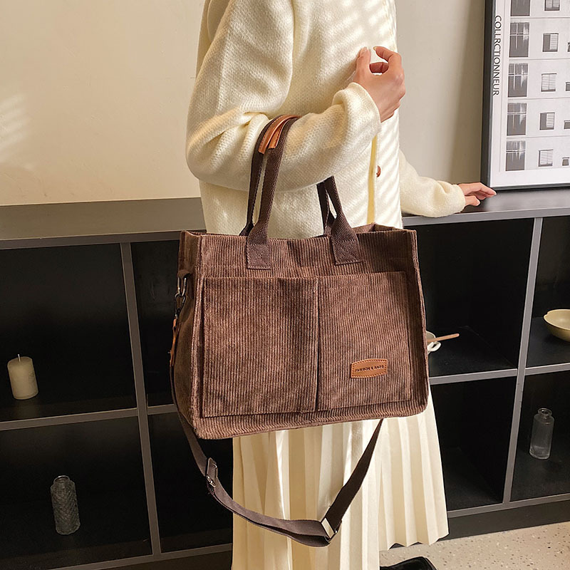 Linen Bag Bulk - Tragetasche für Damen, Umhängetaschen, vielseitige Samt-Umhängetasche