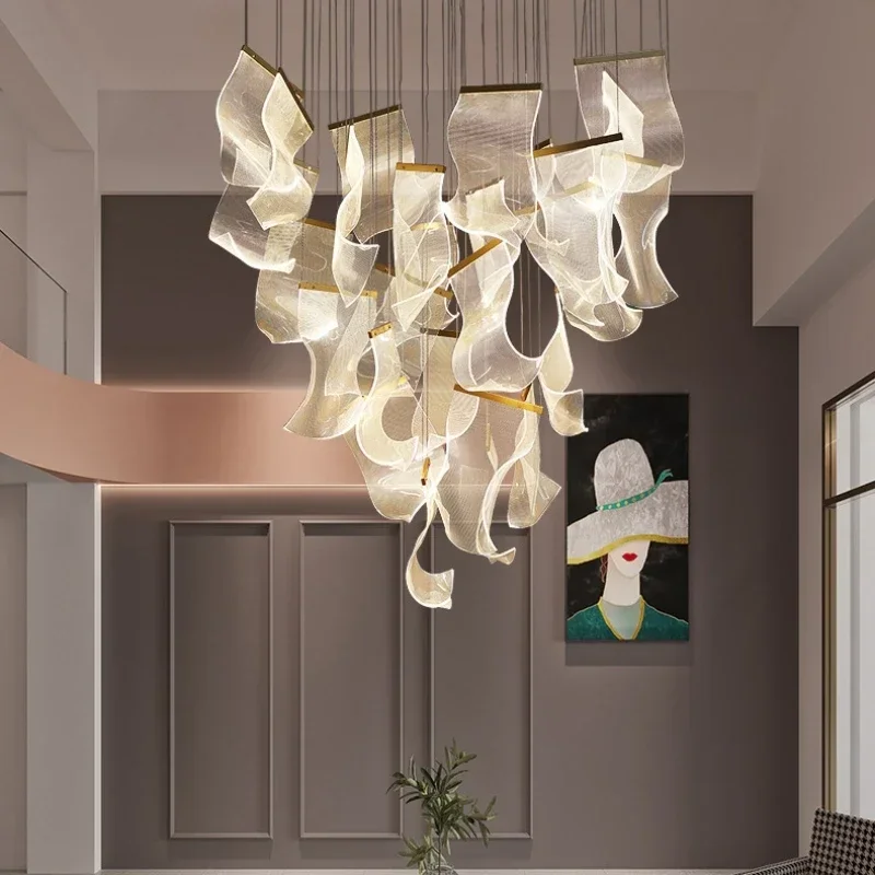 Sustainable Living Guide - Nordic Luxus Acryl Kronleuchter Kreative Wohnzimmer