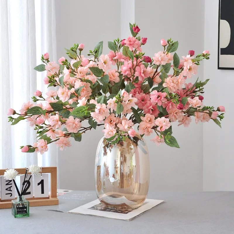 Sustainable Living Guide - 47CM Künstliche Kamelie Blume Wohnzimmer Dekoration