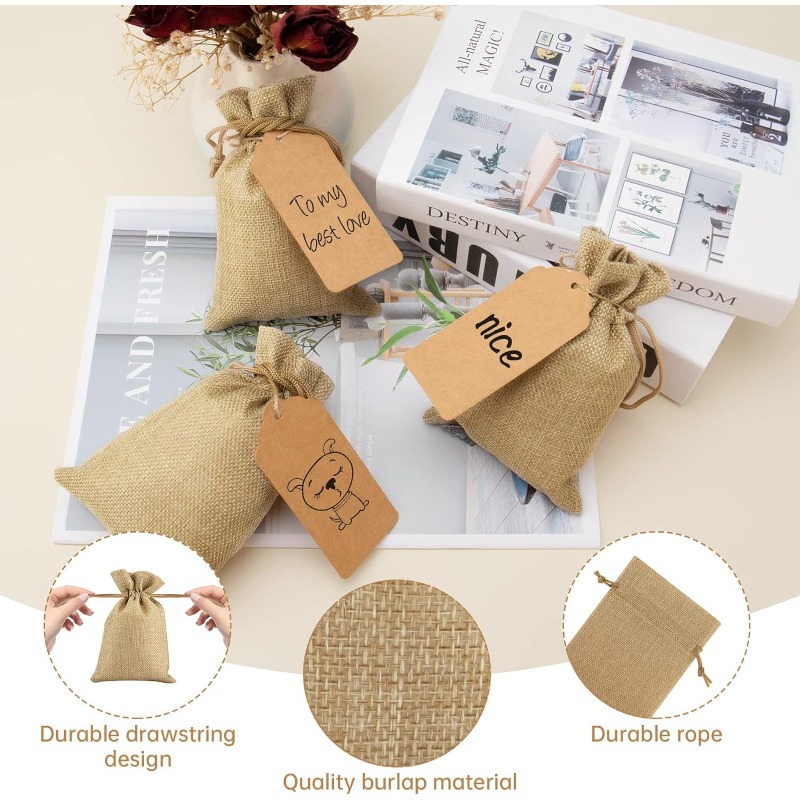21/51-teiliges Leinenbeutel-Se – Linen Bag Bulk Bewertung und Preis