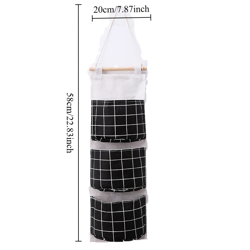 Karierte Baumwoll-Leinen-Hänge – Linen Bag Bulk Bewertung und Preis