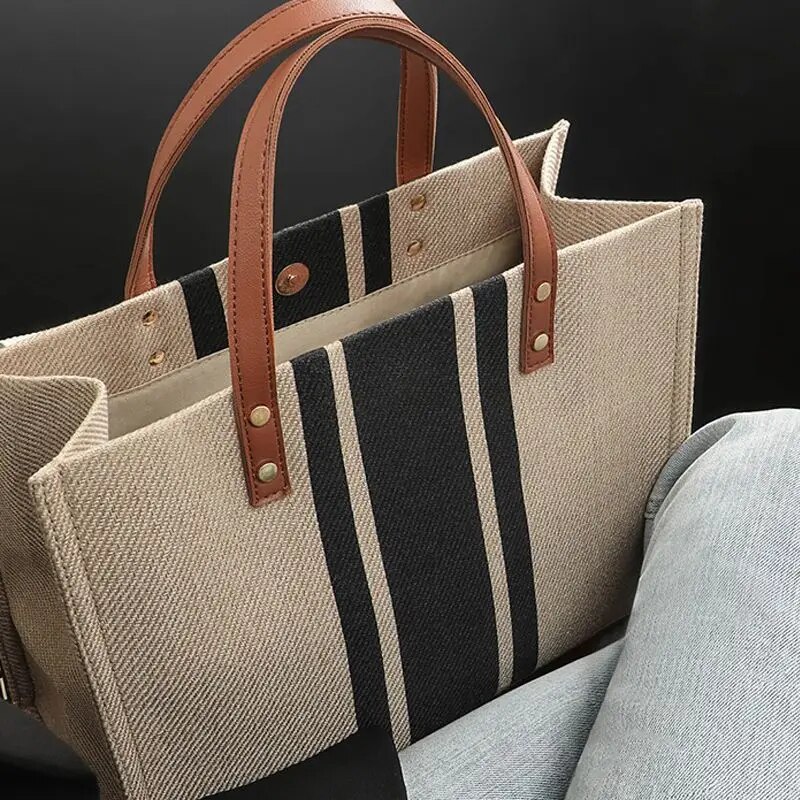 Lässige Leinwand Streifen must – Linen Bag Bulk Bewertung und Preis